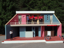 Maisemapolkutalkoosoitto Pappilan kesäteatterin Pappilanparvella 2009